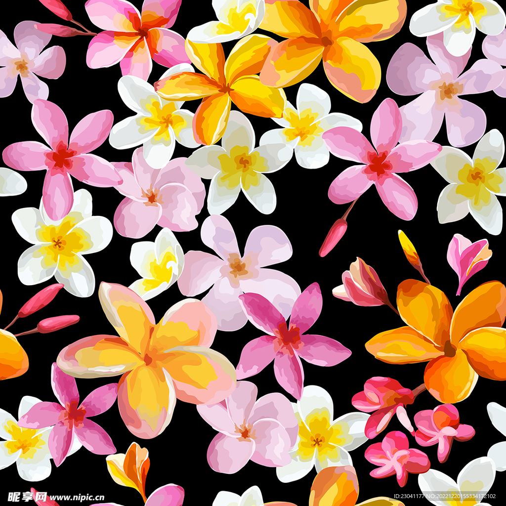手绘花朵