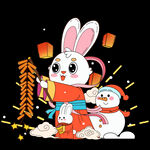 玉兔迎新年