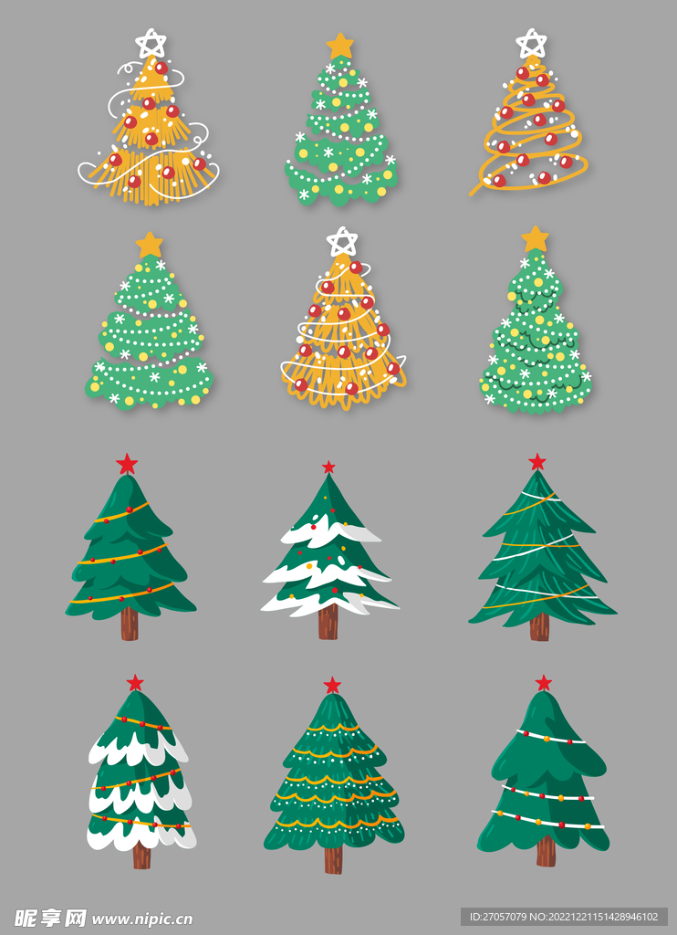 圣诞树圣诞节装饰图片