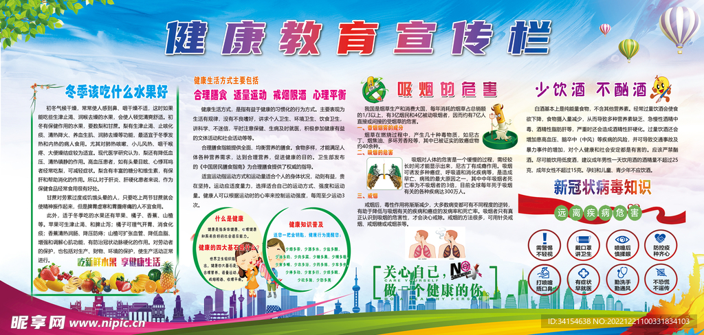 健康教育宣传栏