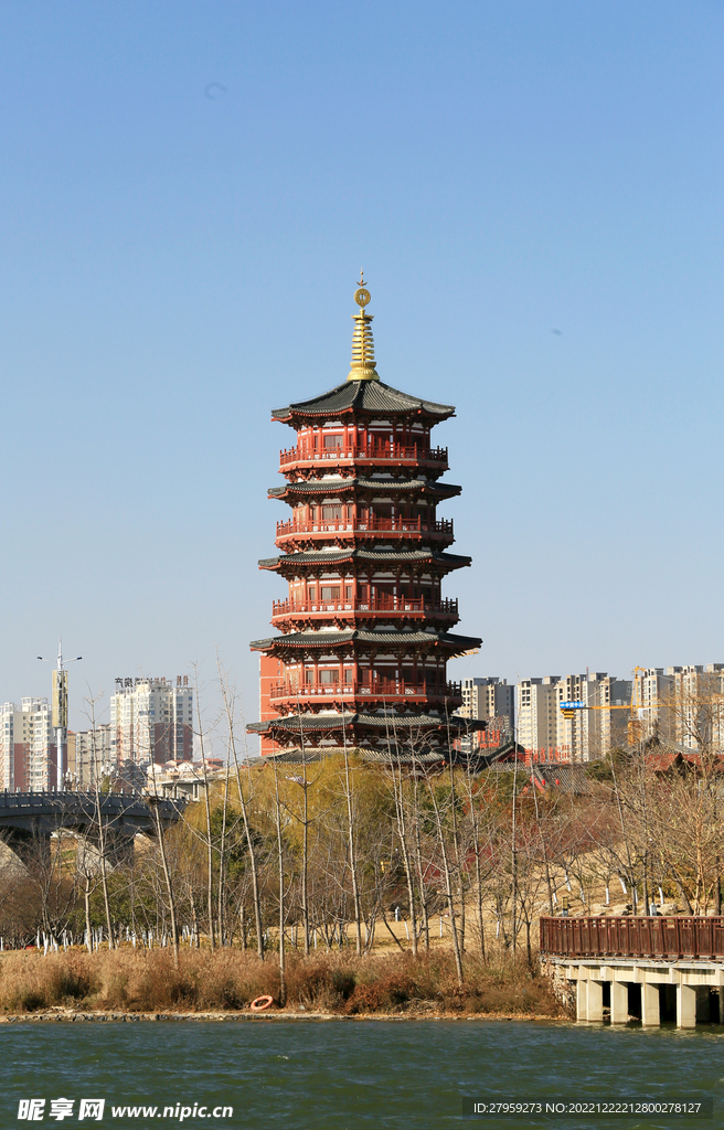 洛水朱樱塔