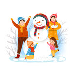  堆雪人 