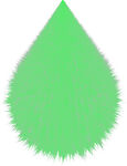 绿色毛毛球