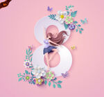 妇女节插画数字