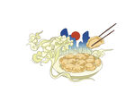 馄饨插画