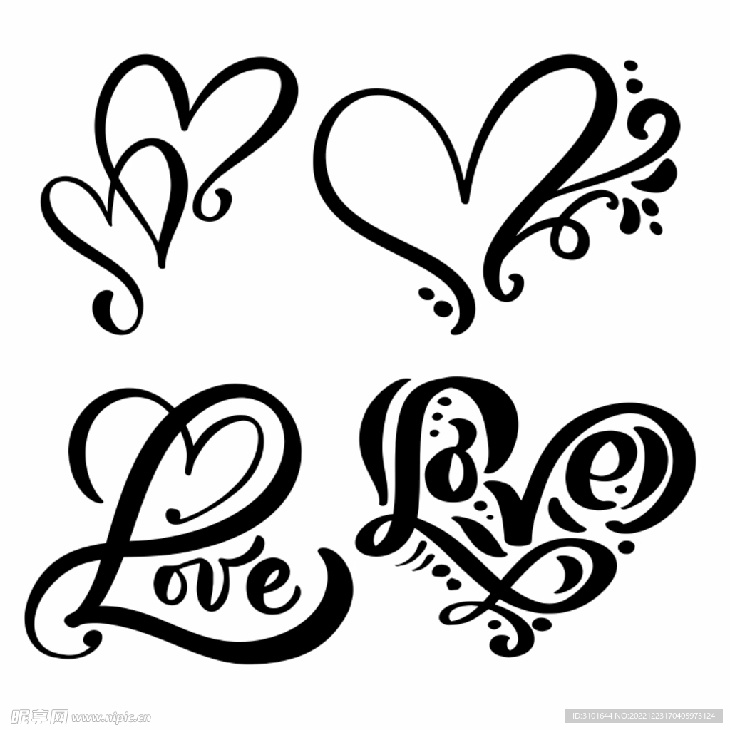 love图案