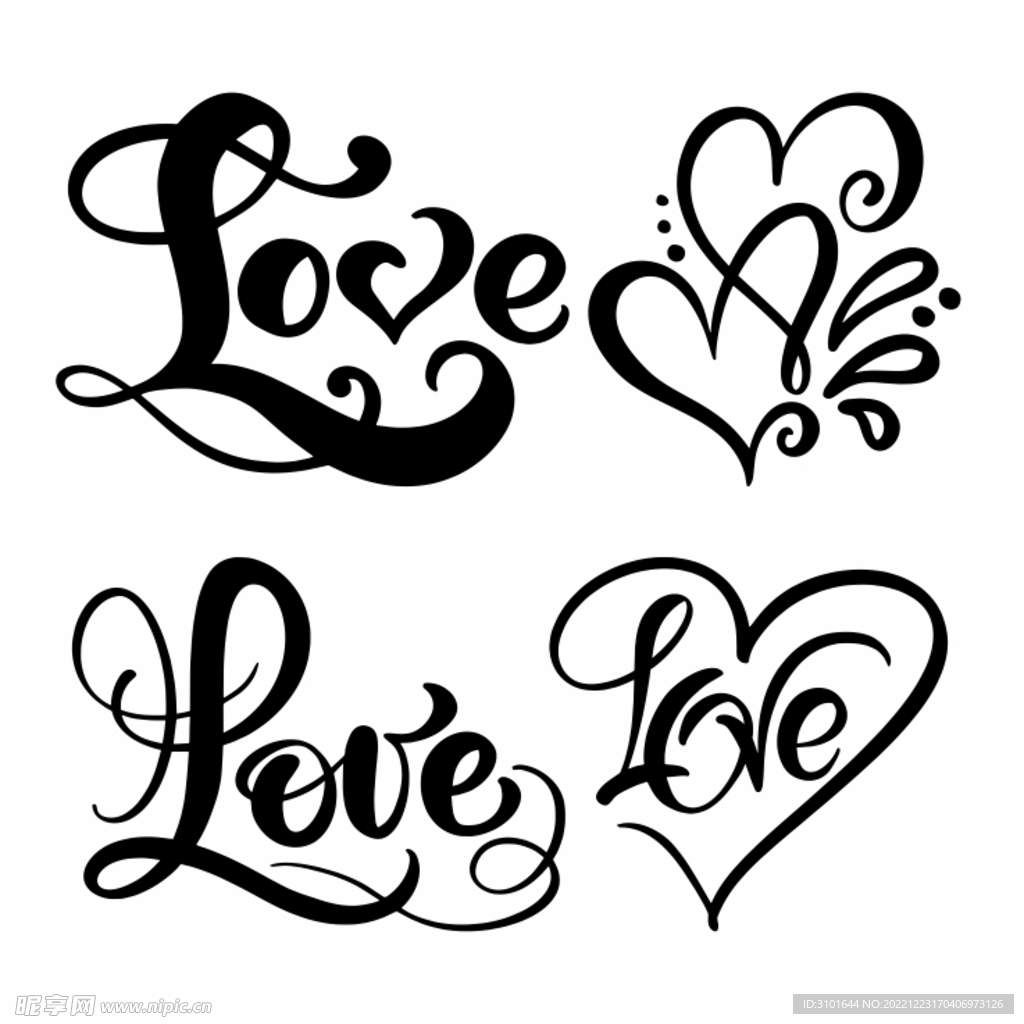 love图案