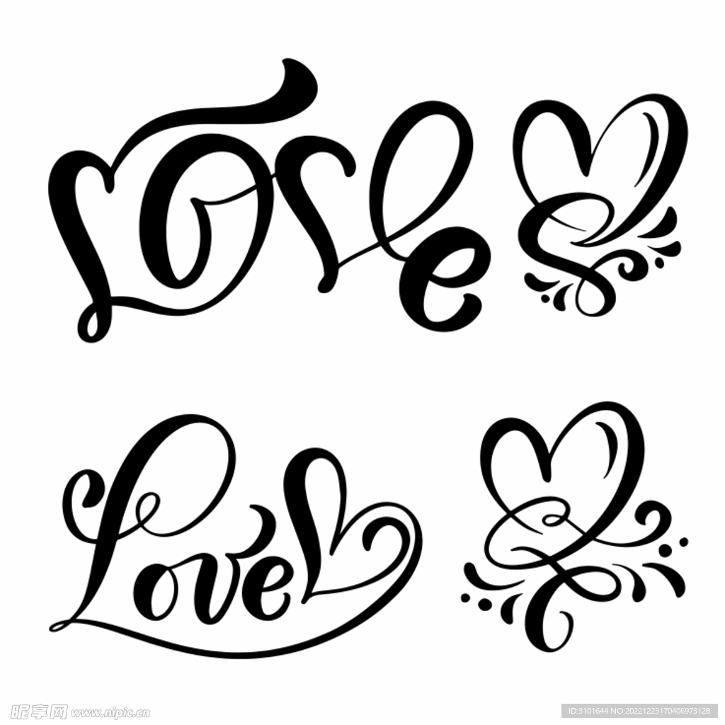 love图案