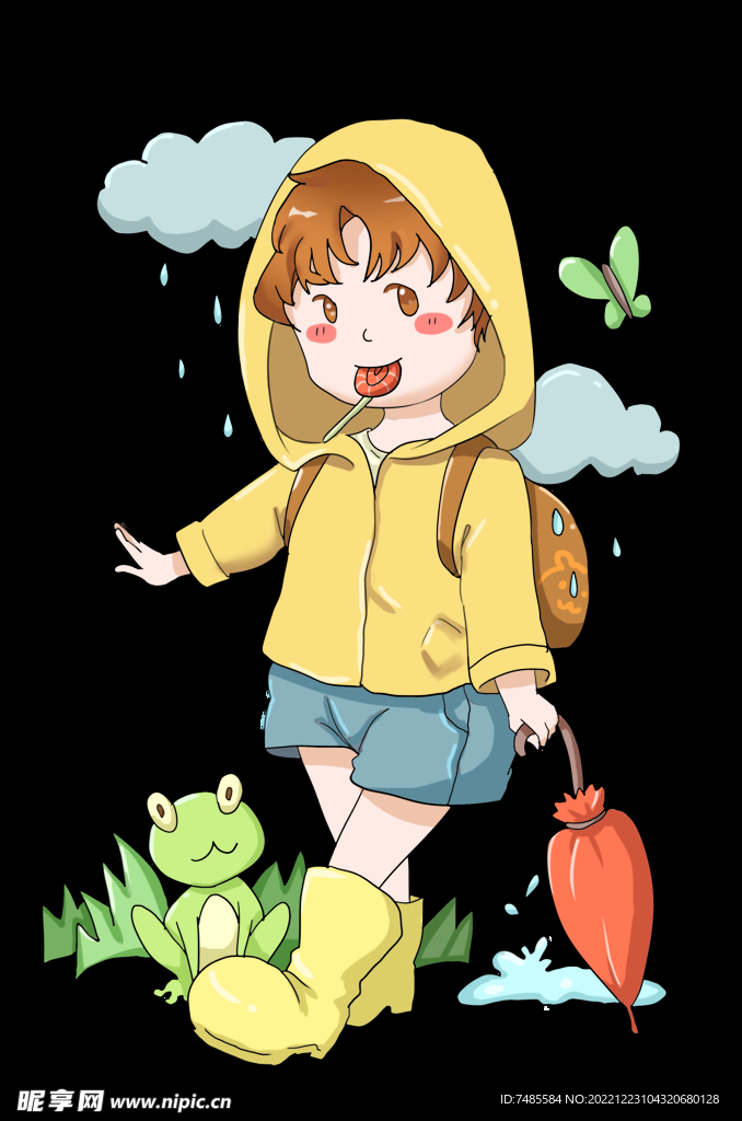 卡通小学生