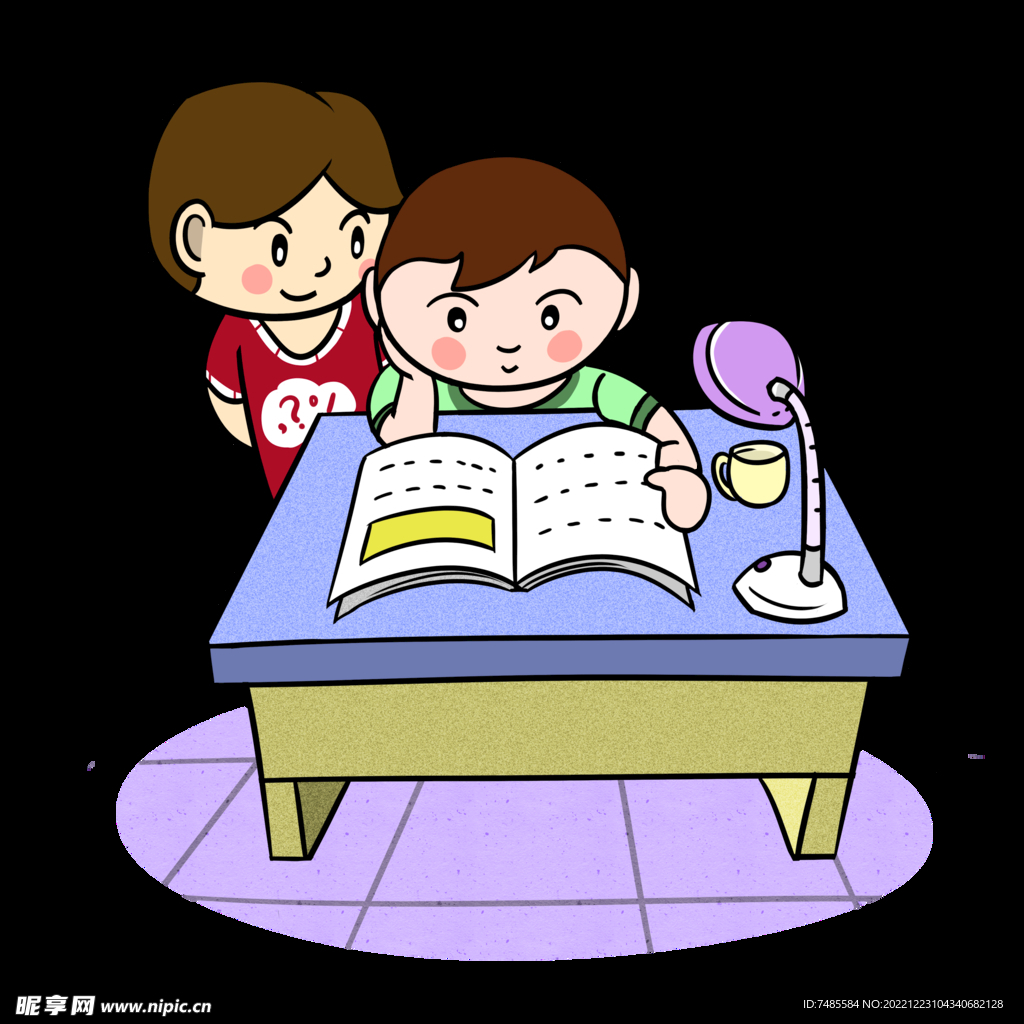 卡通小学生