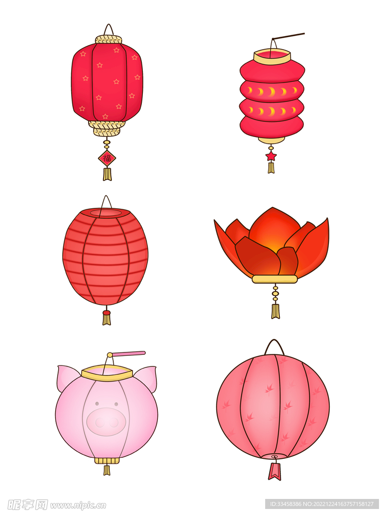 喜庆灯笼花灯