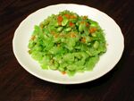 爆腌菜毛豆
