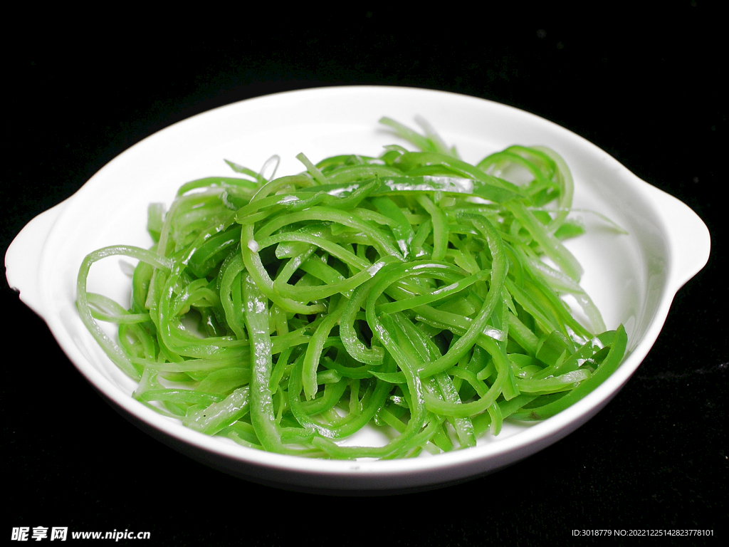 葱油青椒丝