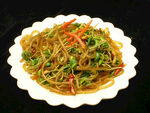 黑召芽炒粉条