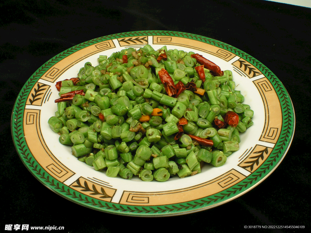 榄菜肉沫四季豆