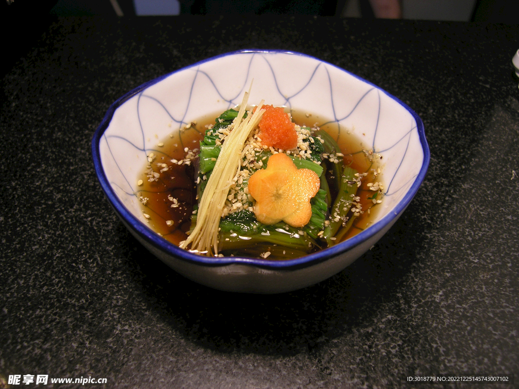 凉拌菠菜