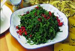 凉拌枸杞芽