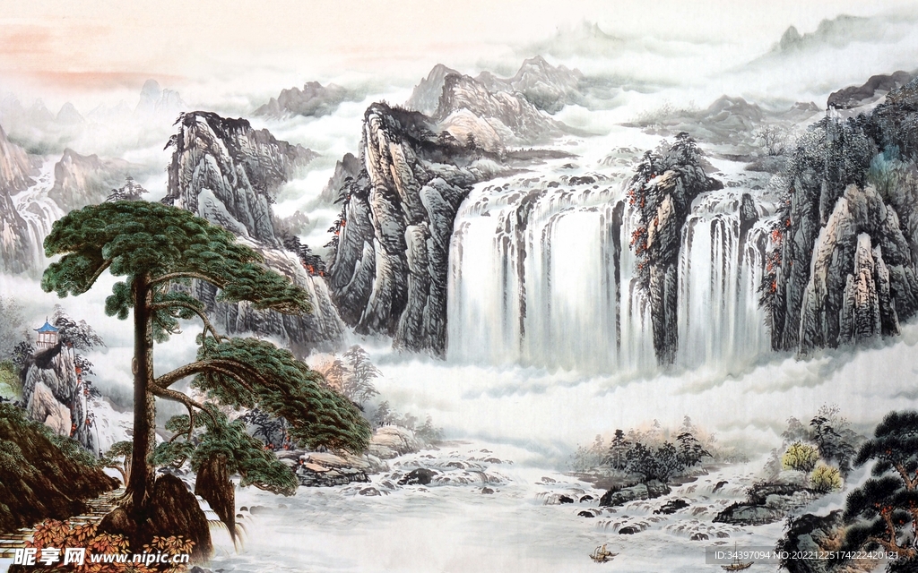 中式山水