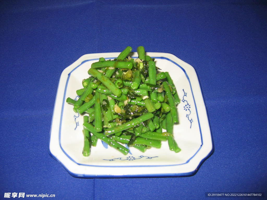 雪菜拌豇豆