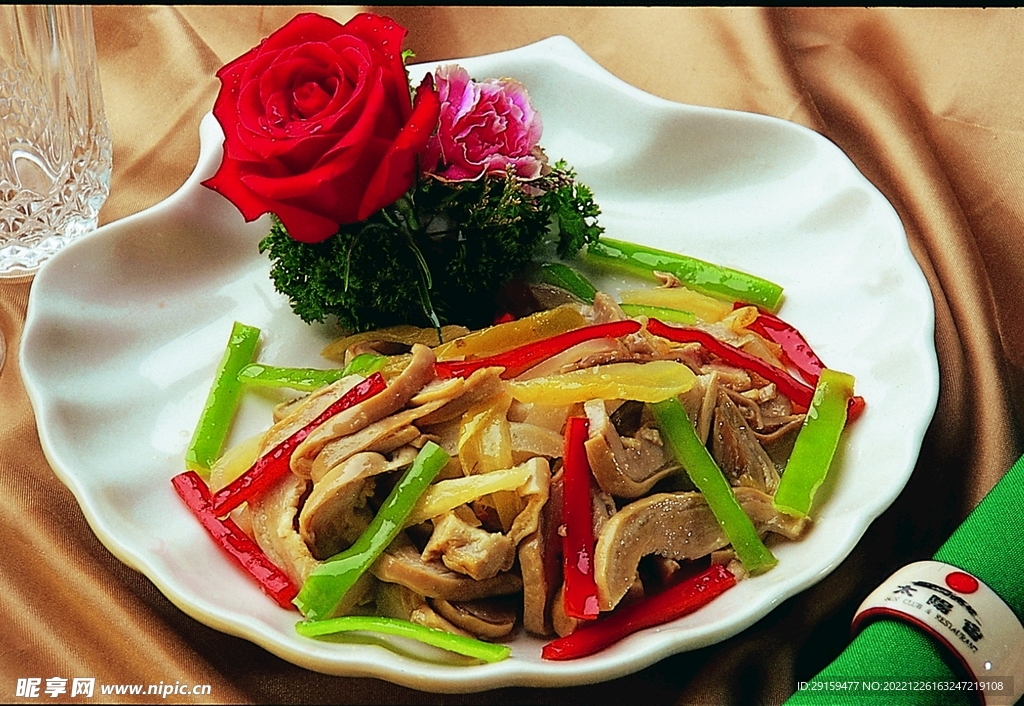 咸菜拌肚丝