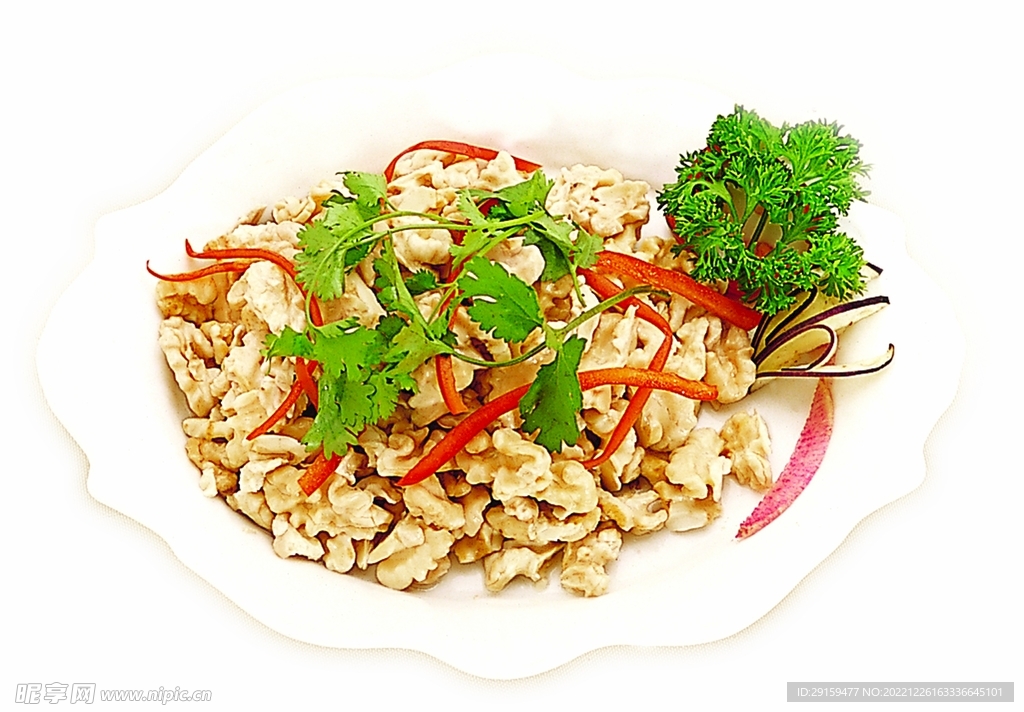 香菜桃仁