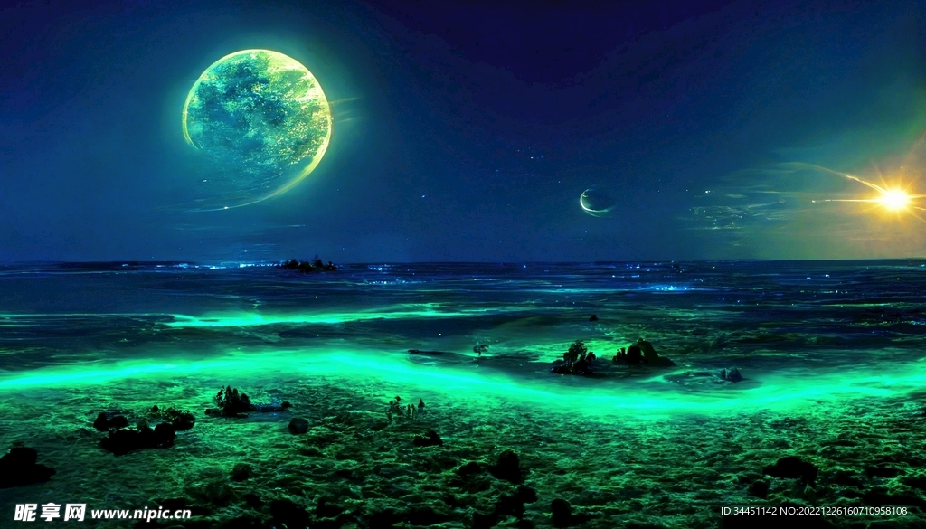 星空月夜
