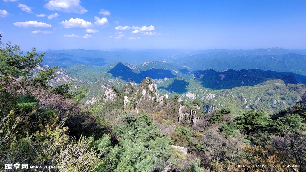 鲁山尧山风景