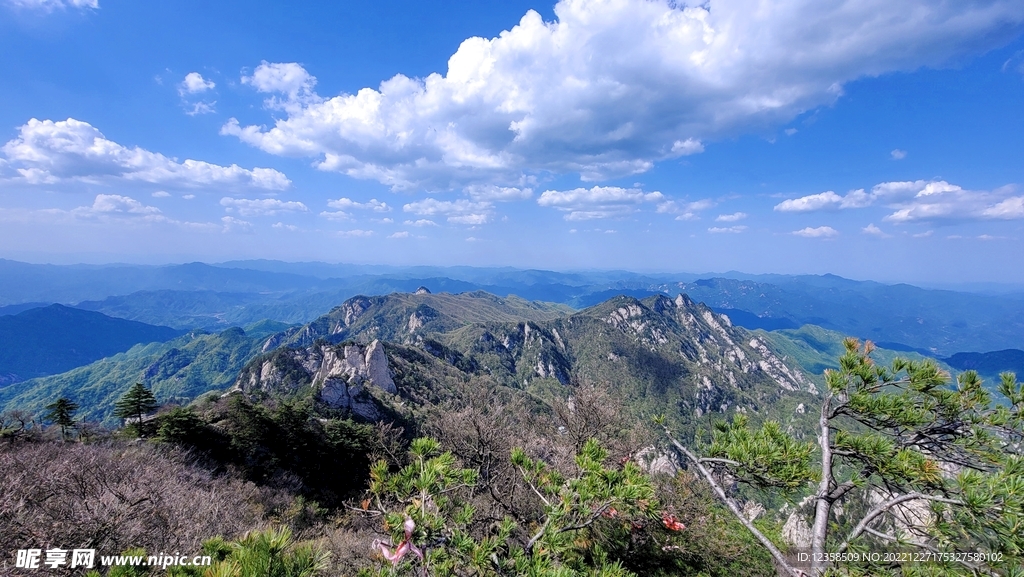 鲁山尧山风景