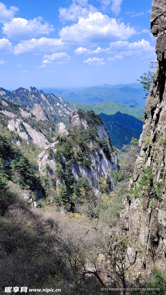 鲁山尧山风景