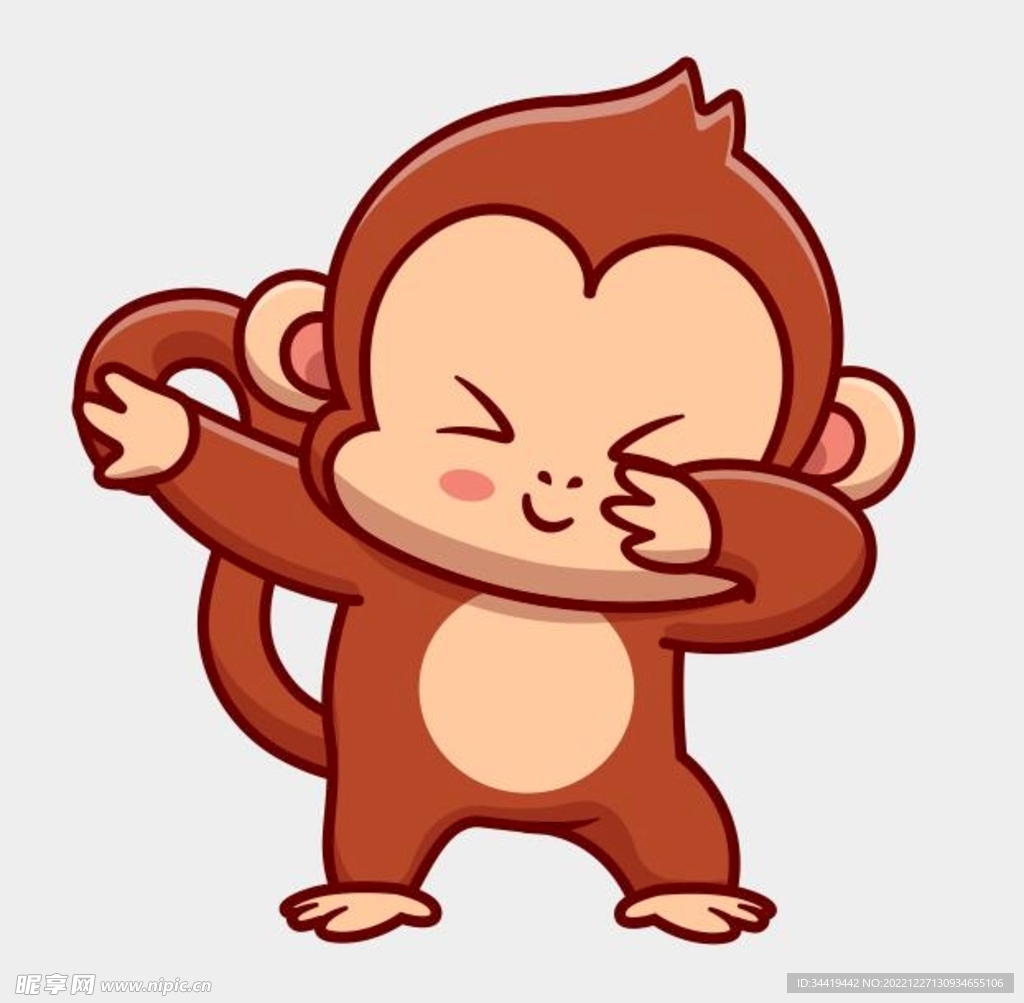 卡通猴子
