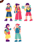 小学生插画