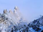 洛阳老君山雪景