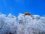 洛阳老君山雪景