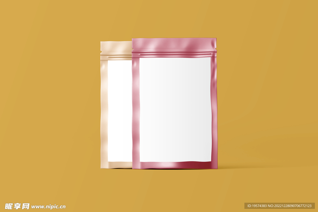 食品包装自封袋样机
