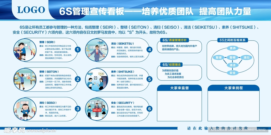 6s安全制度管理宣传栏公示栏