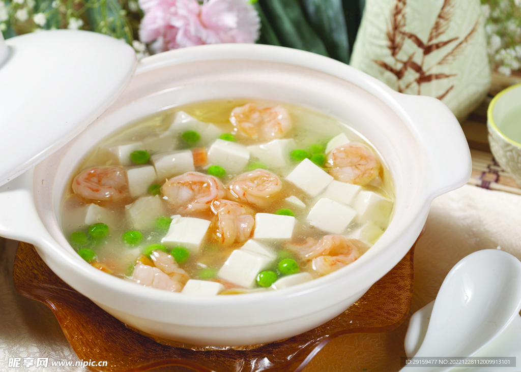 虾仁豆腐羹