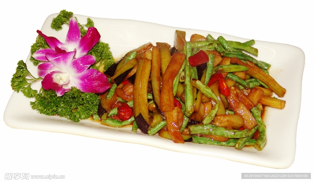 茄子炒豆角