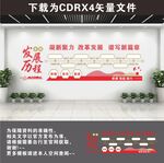 学校发展历程文化墙