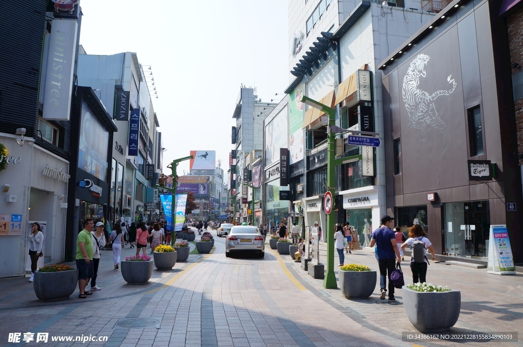 外国 街景 城市 