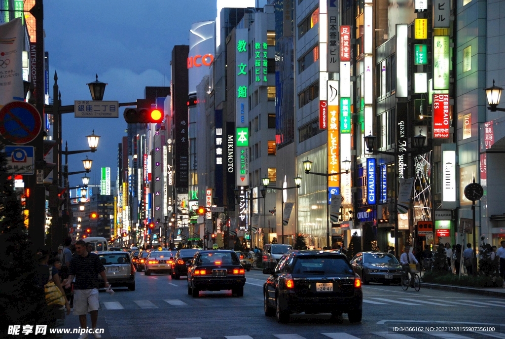 外国 街景 城市 