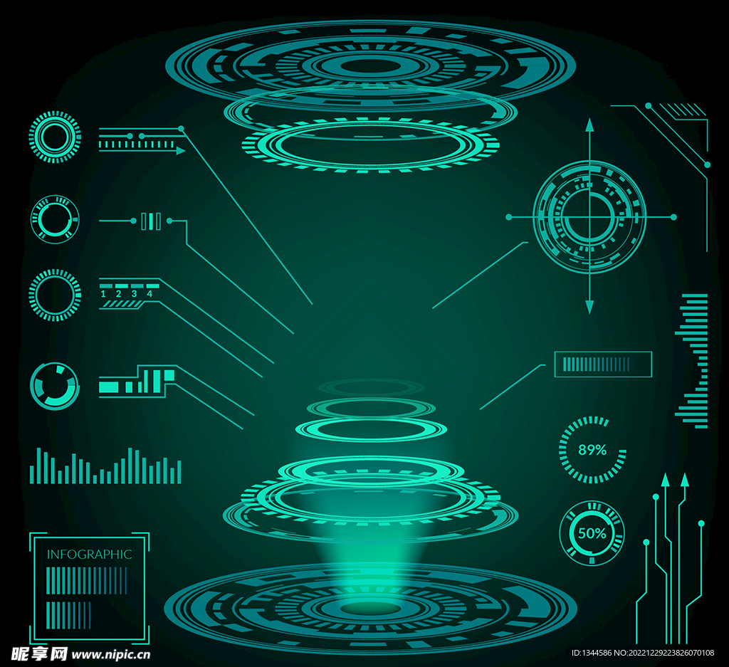 AI科技边框