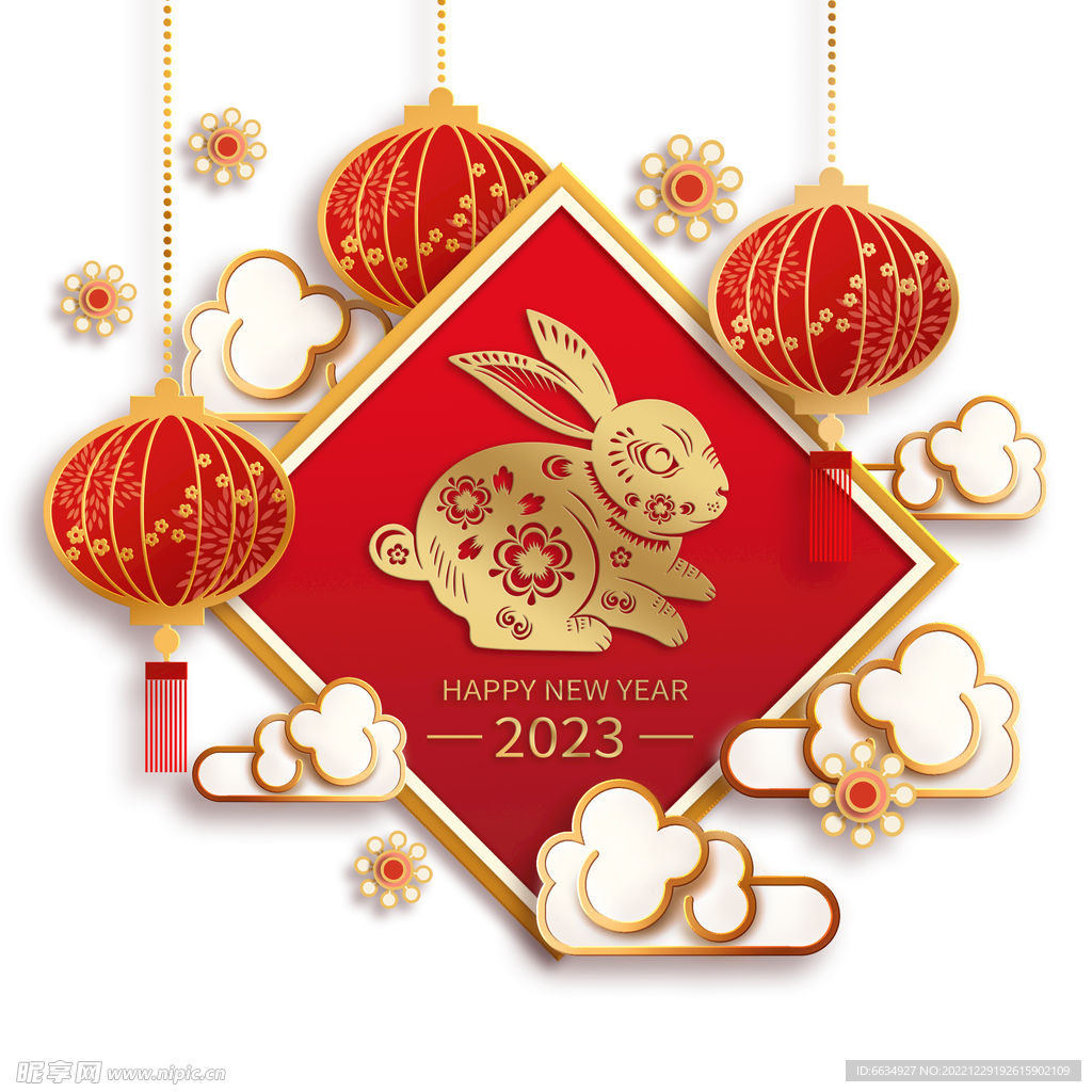 兔年新年元素