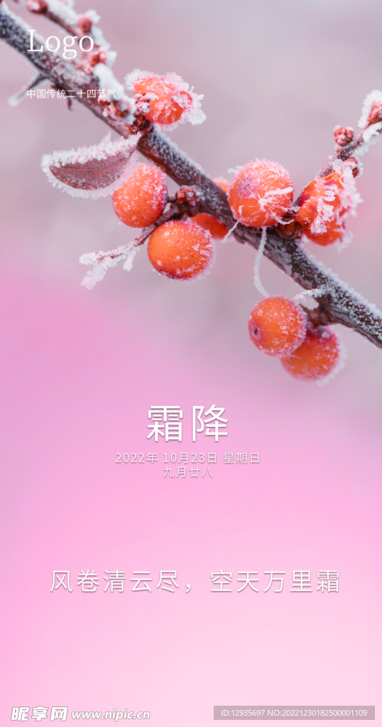 霜降海报