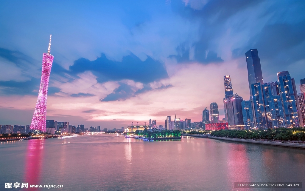 广州塔夜景
