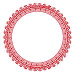 圆形花纹
