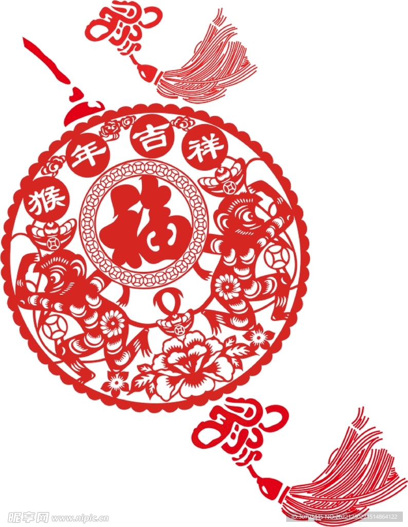 红色窗花