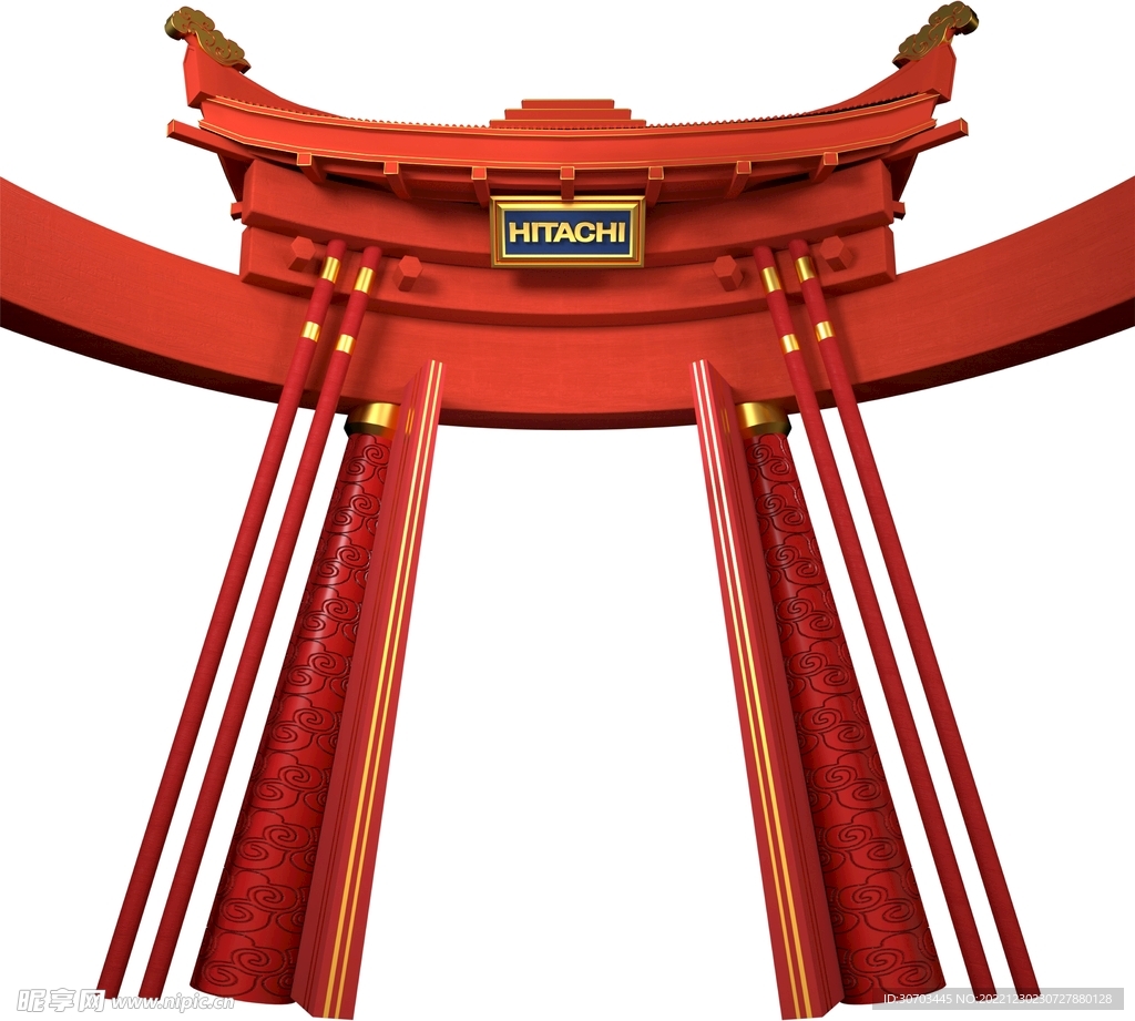 红色屋檐