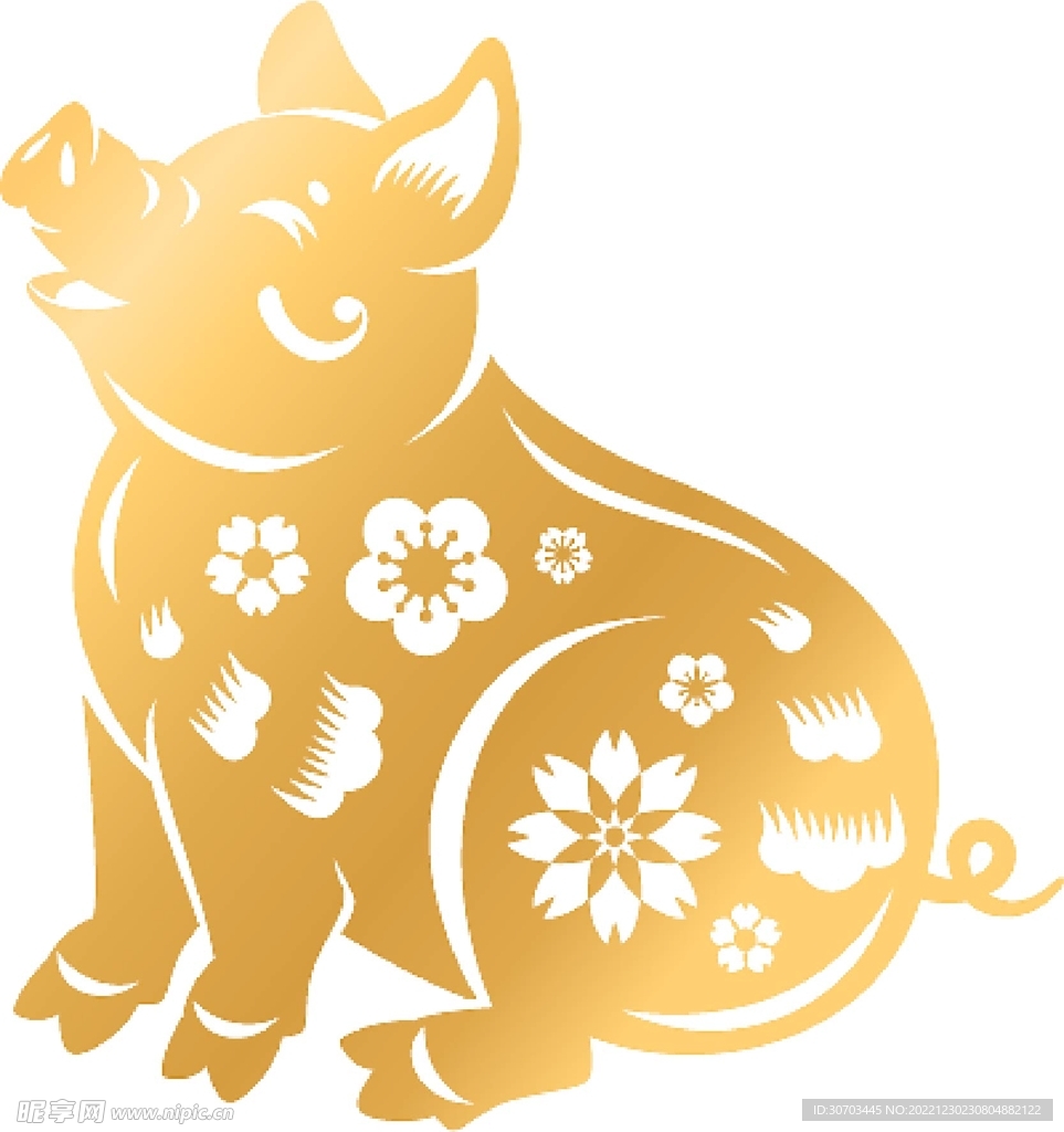 金色猪