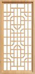 木门和花纹
