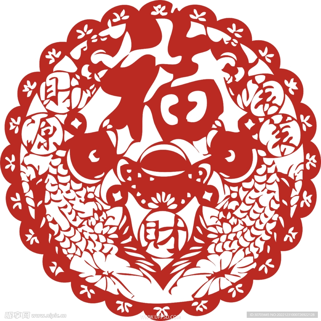 福字窗花